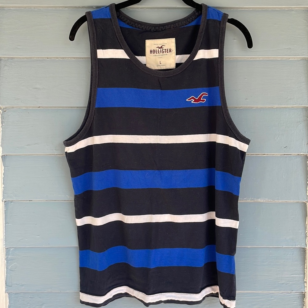 Hollister Colorblock Striped Tank Top
